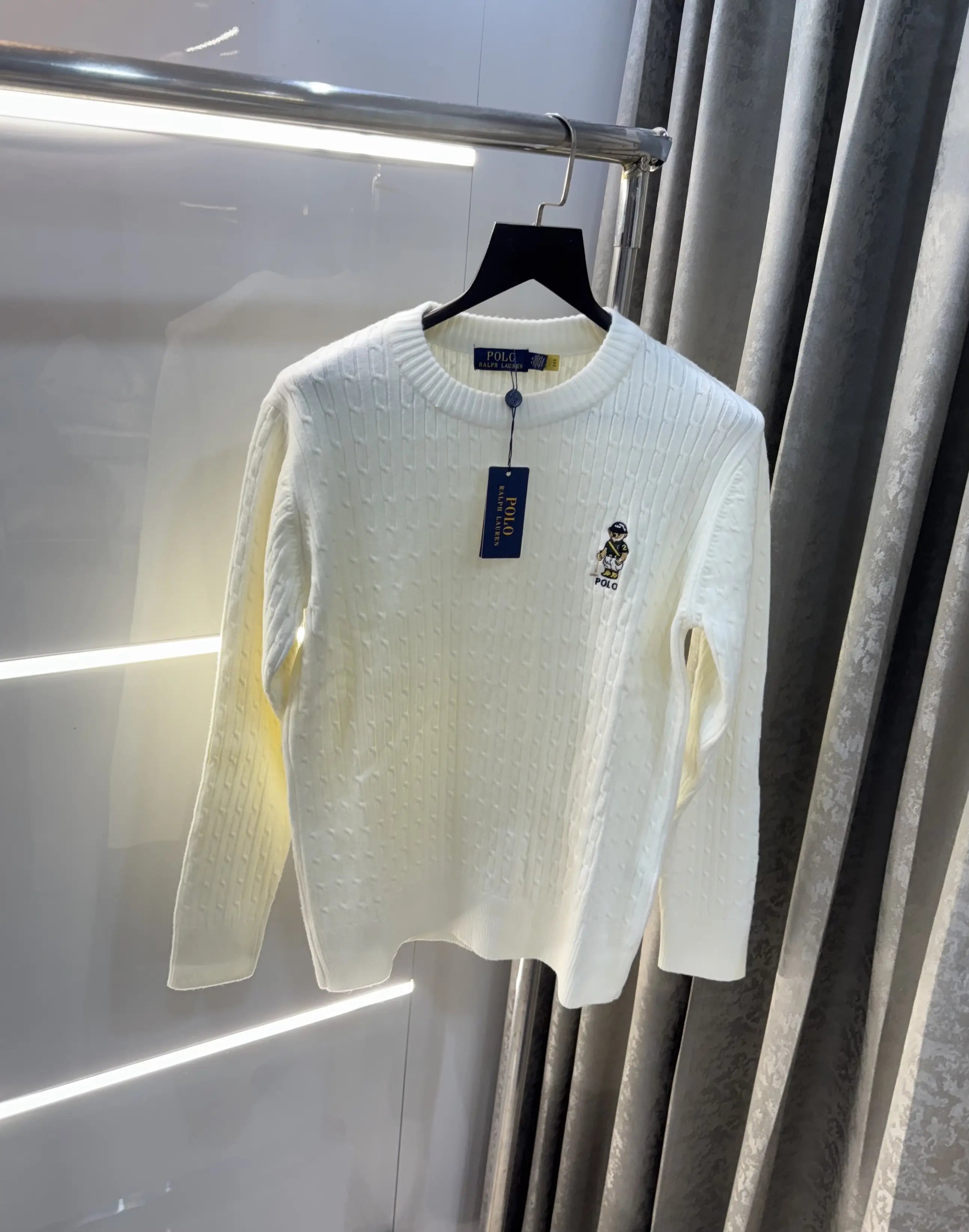 Ralp.h  Laure n White Teddy Edition Imported Pull Over Main image