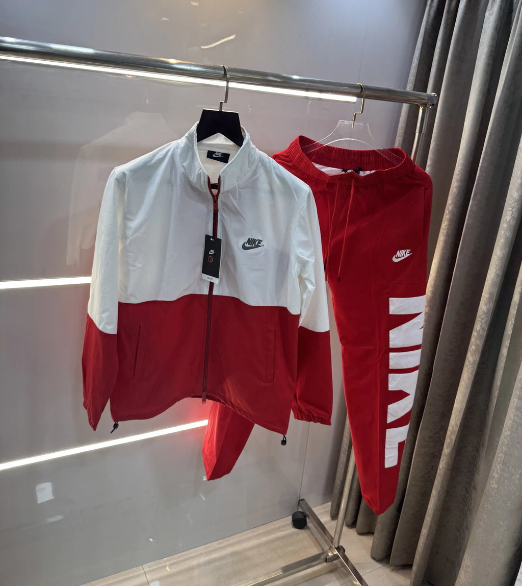 Nike Red Logo Work Premium Tracksuit