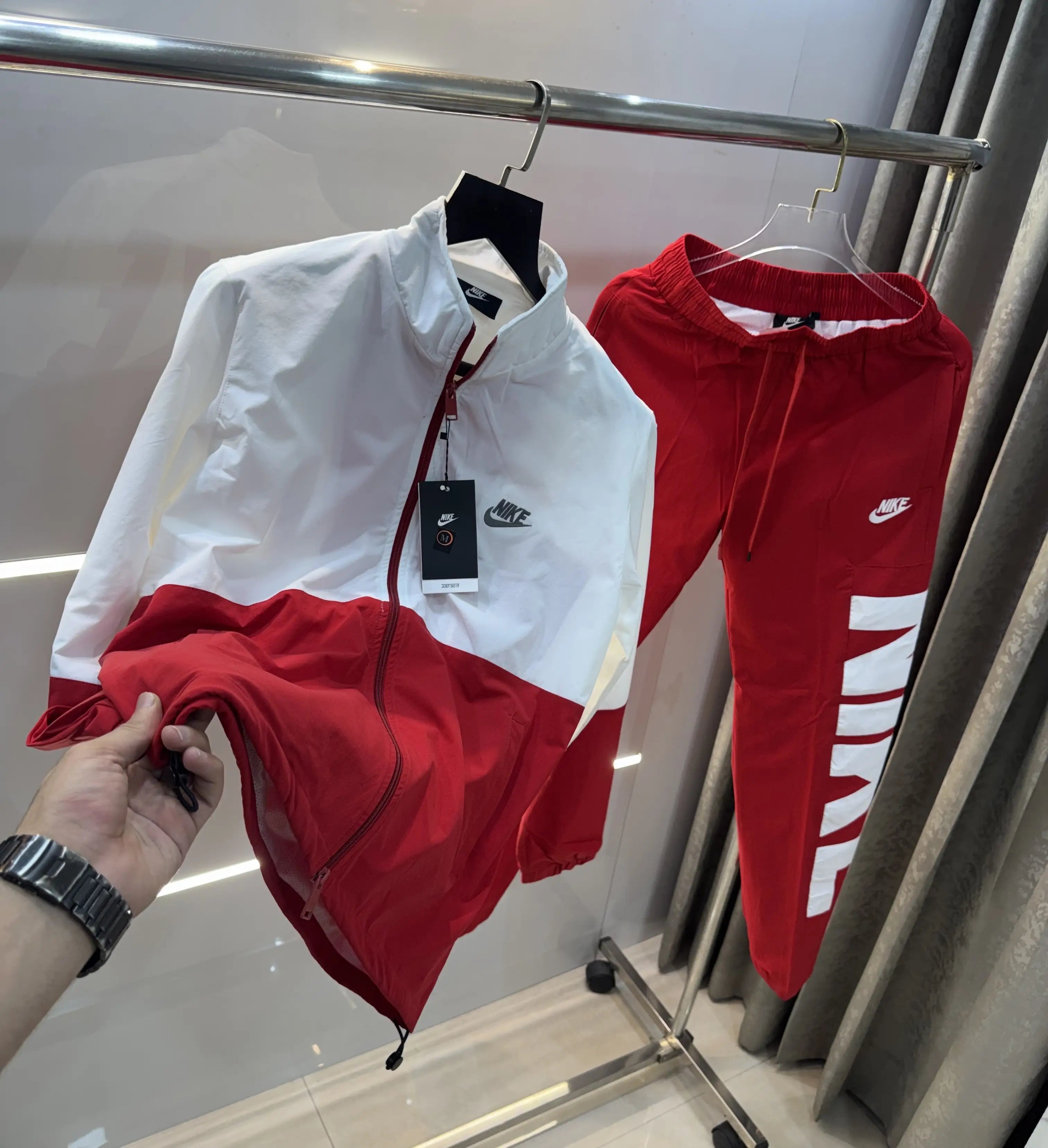 Nike Red Logo Work Premium Tracksuit Main image