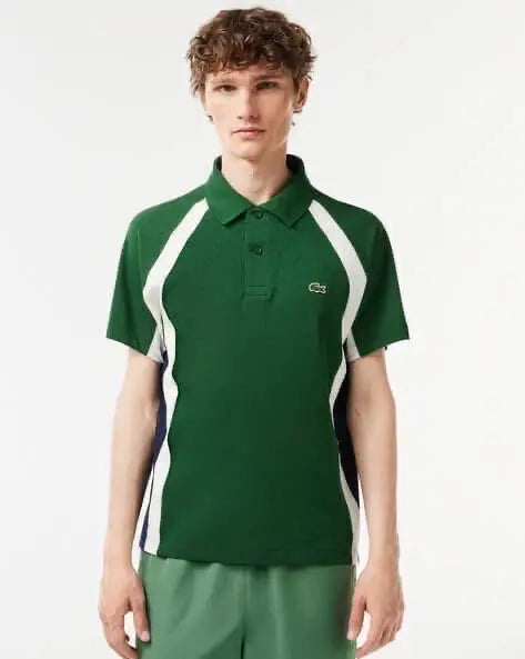 Lacost e Green Embroidery Logo Premium Polo T-Shirt Main image