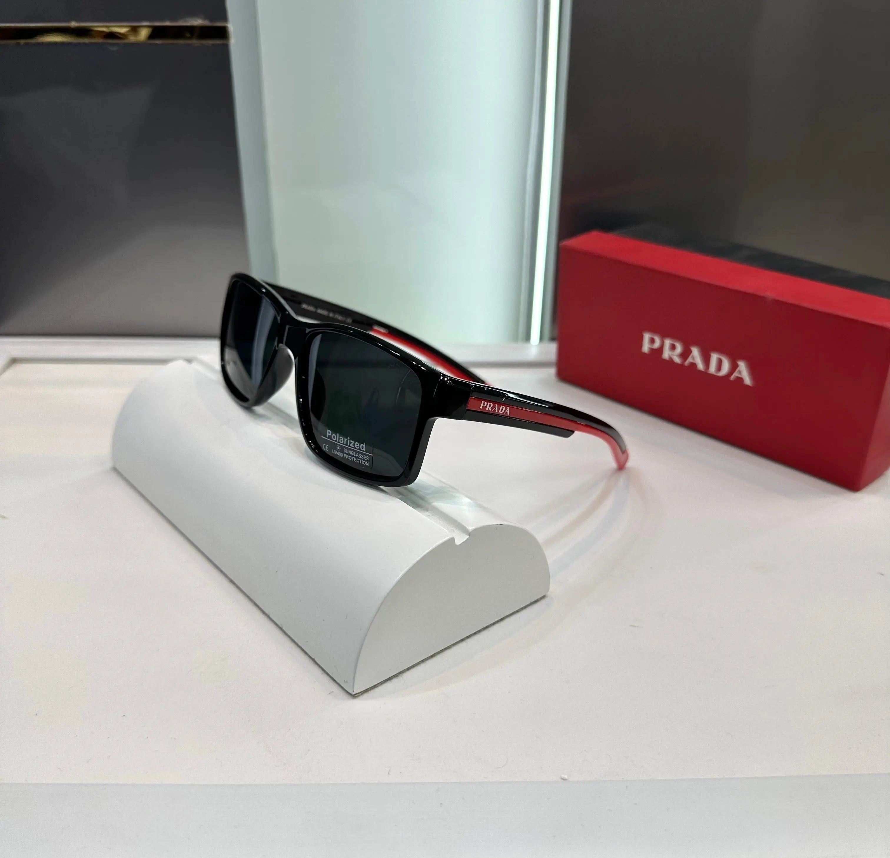 Prada All Black Glossy Premium Shades 2014