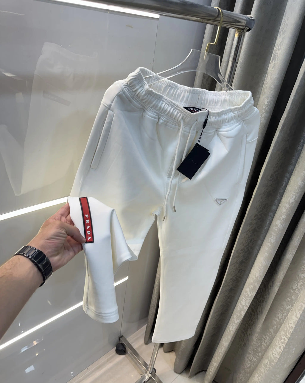 Prada Milano White Imported Trackpant