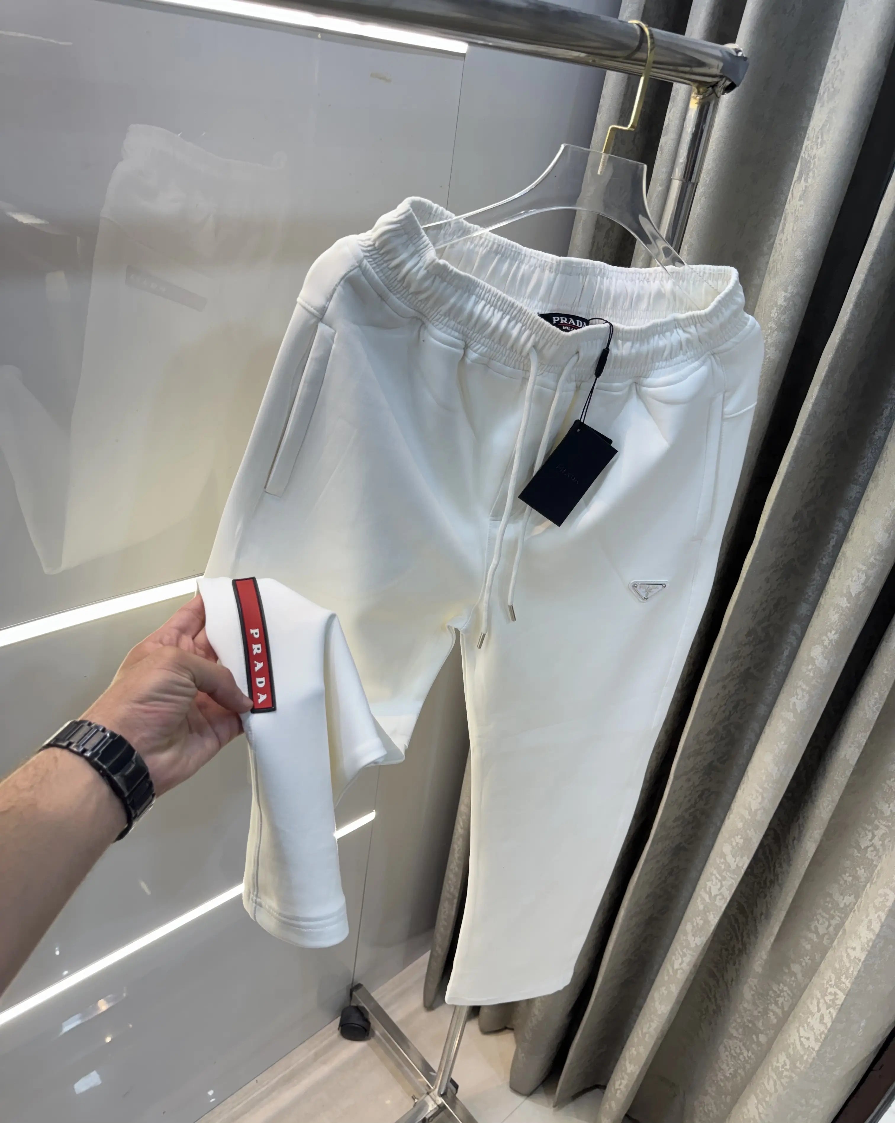 Prada Milano White Imported Trackpant