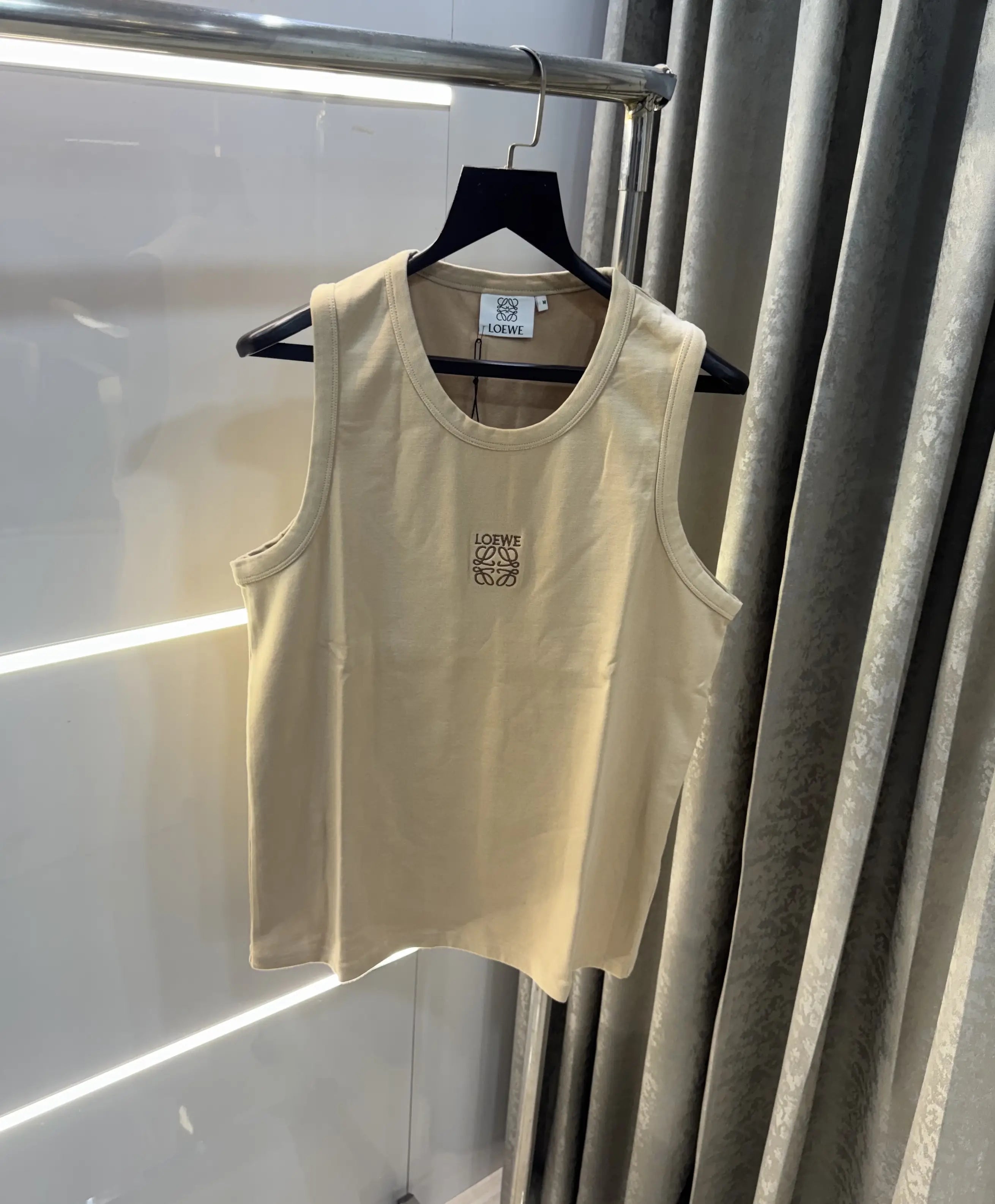 Loewe Beige Embroidery Logo Premium Sando Secondary image