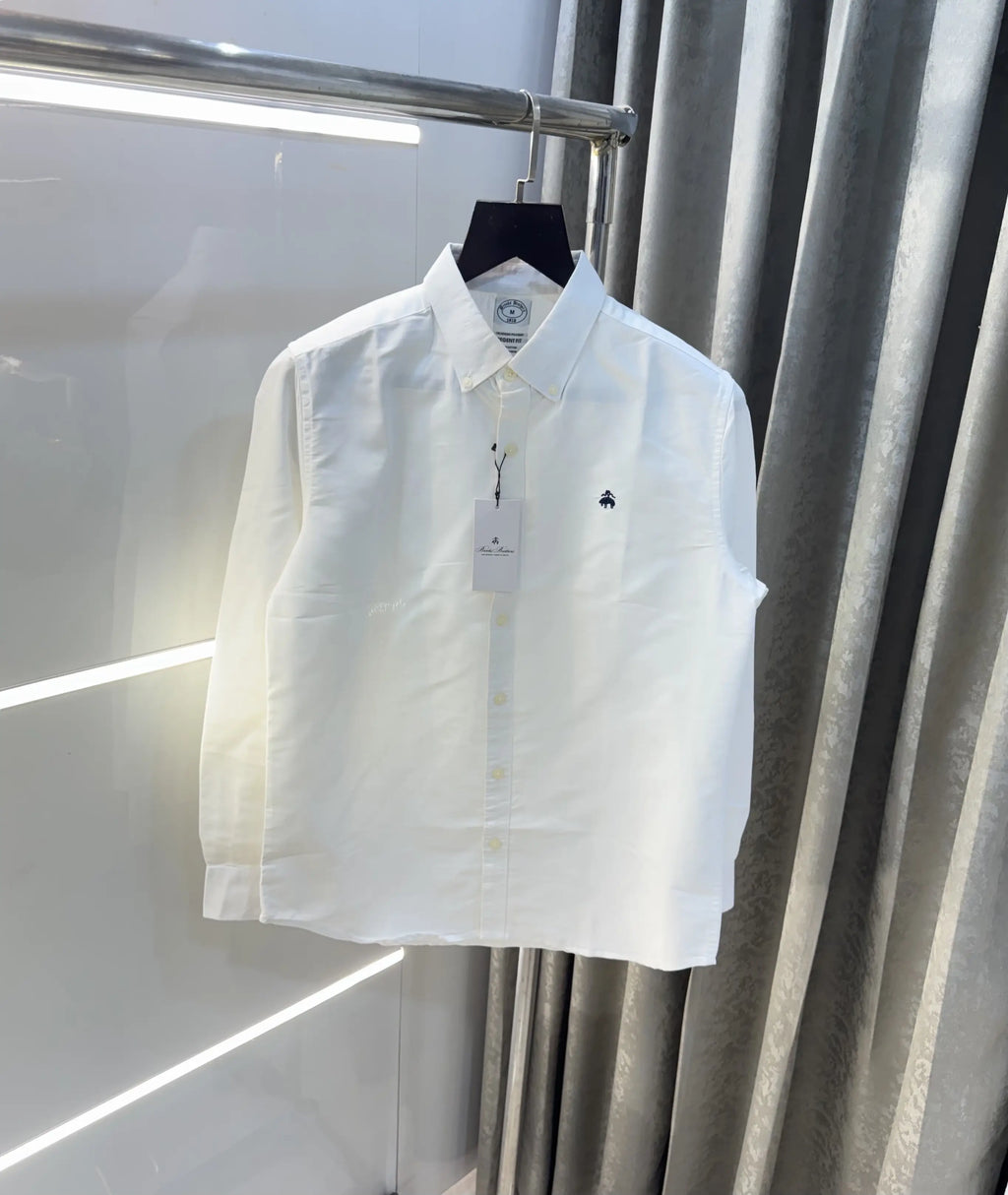 Brooks Brother White Oxford Premium Shirt