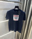 Arman i Exchange Navy Blue Logo Print Imported T-Shirt
