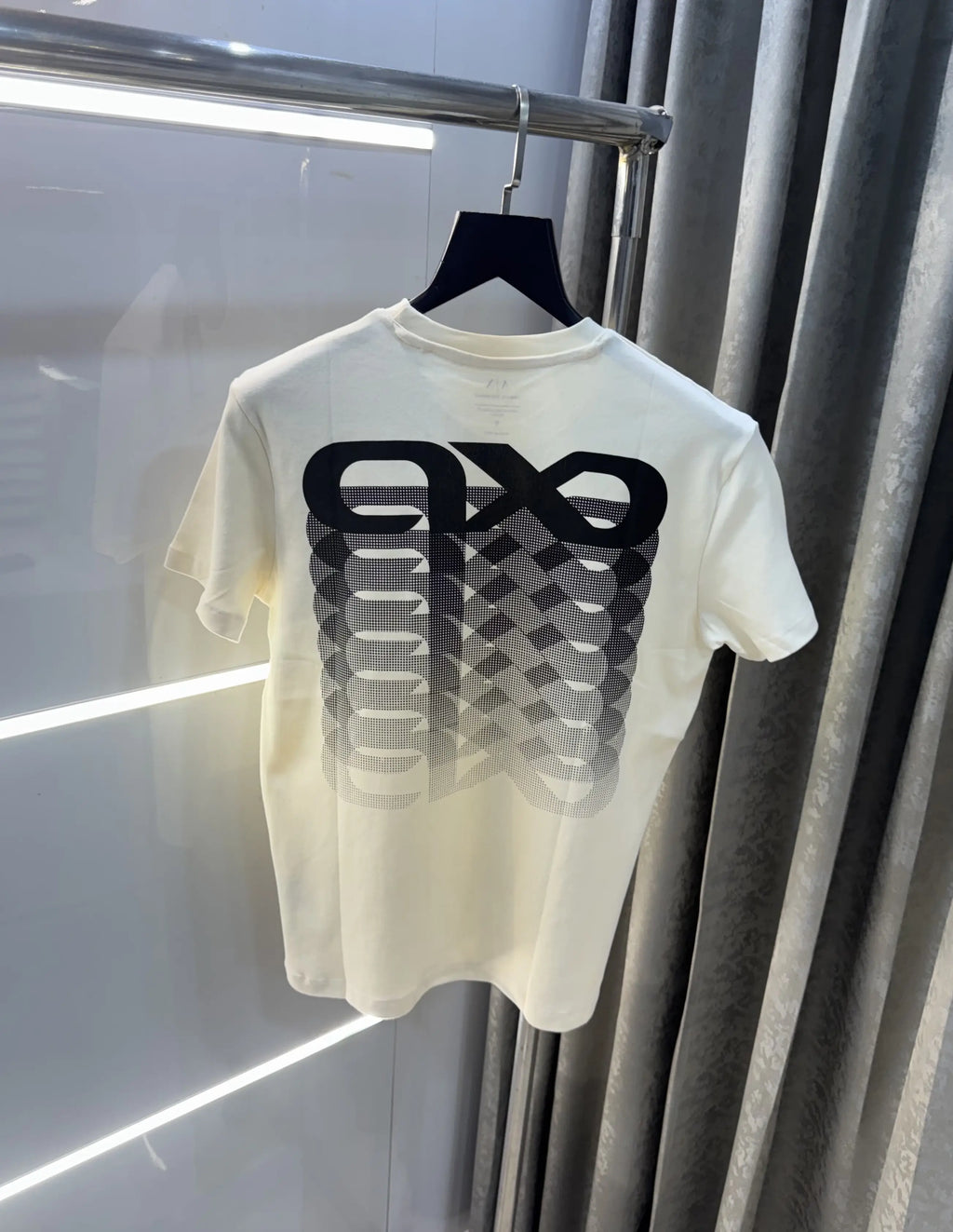 Arman i Exchange Cream Logo Print Imported T-Shirt