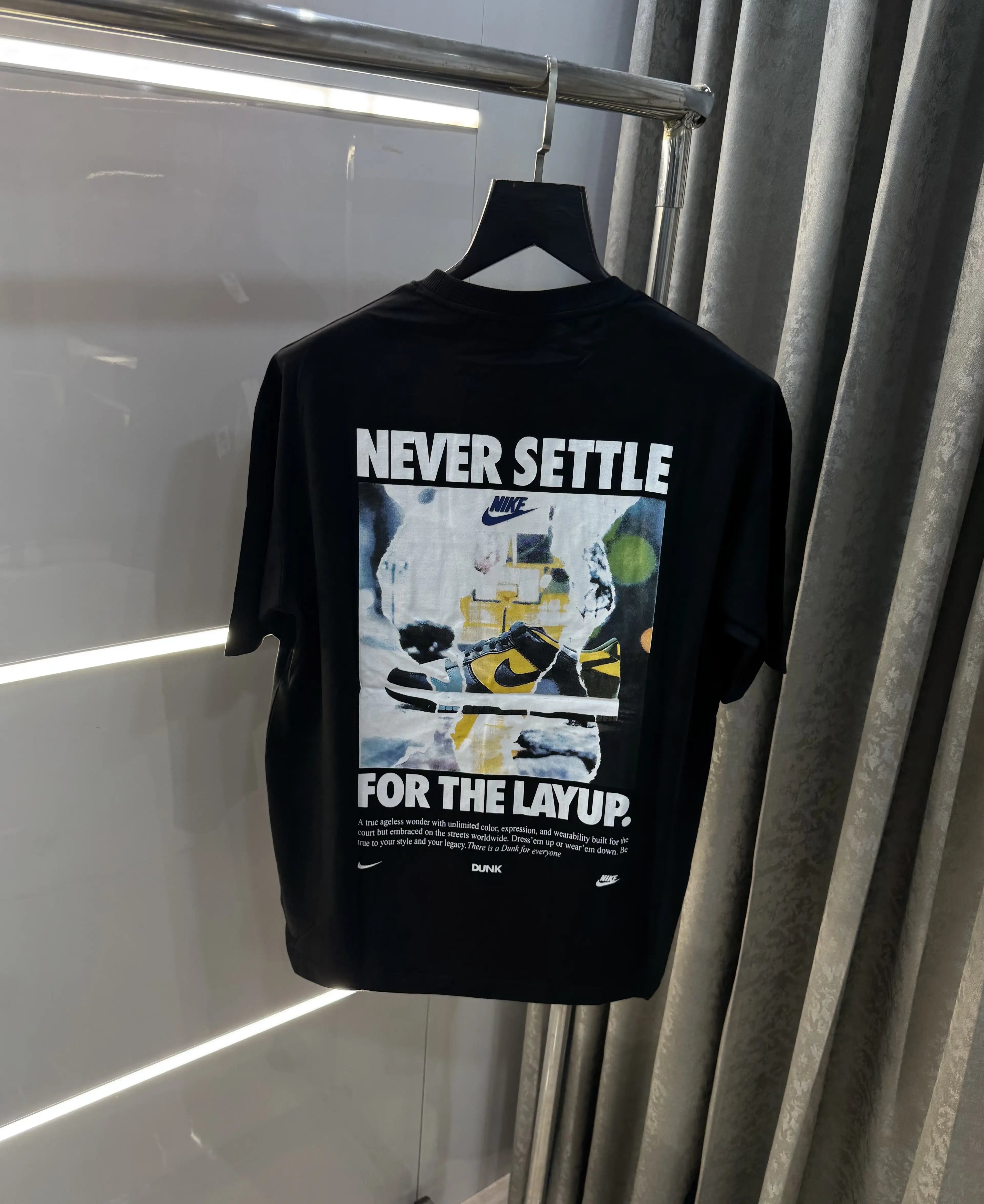 Nike Black Dunk Edition Imported Oversized T-Shirt Secondary image