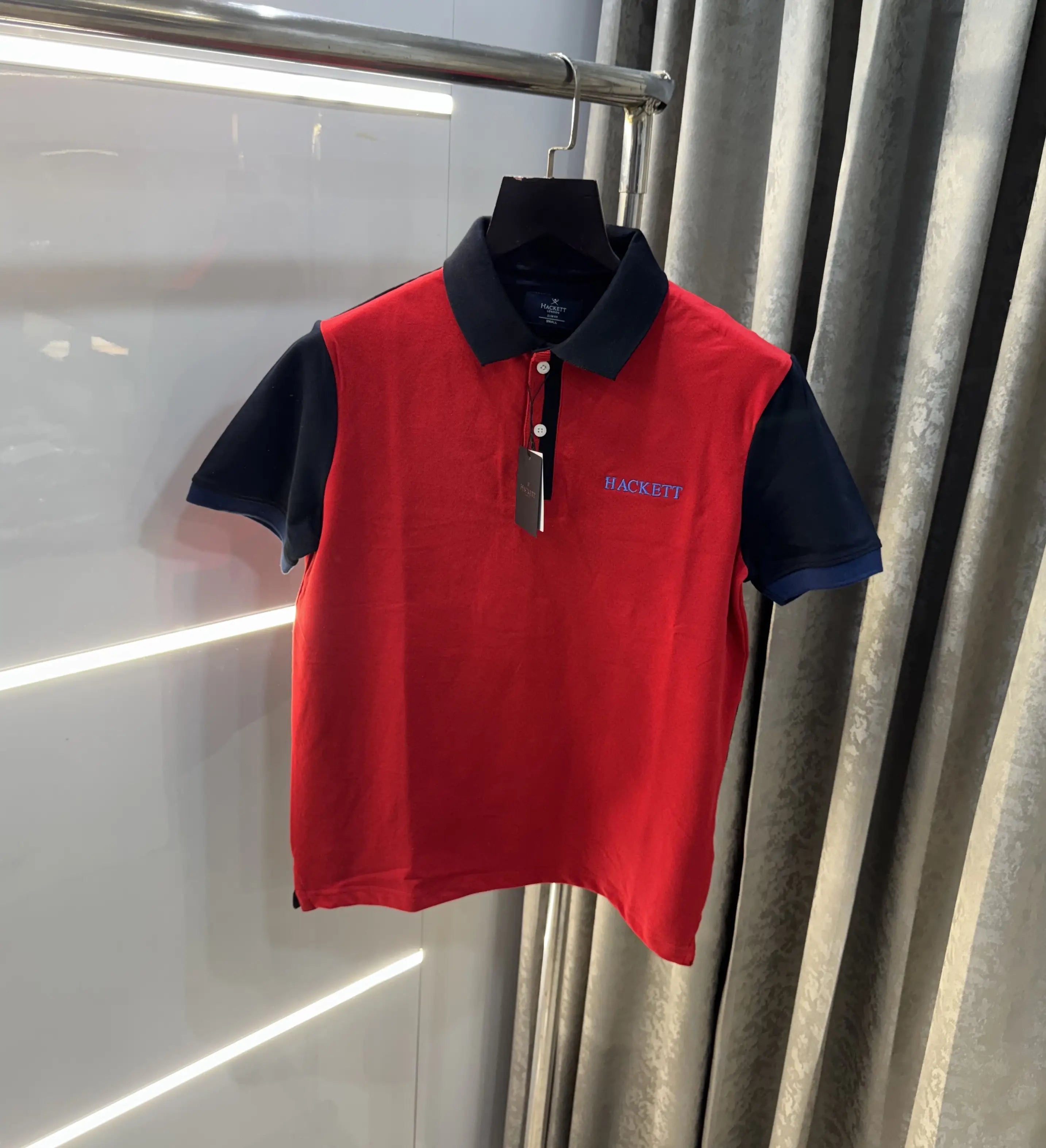 Hacket Red Logo Work Premium Polo T-Shirt Secondary image