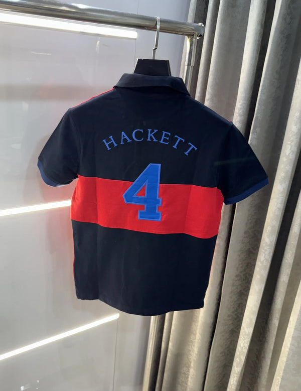 Hacket Red Logo Work Premium Polo T-Shirt