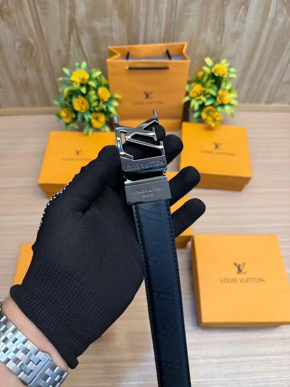 LOUIS_VUITTON_BELT_LV 437_B
