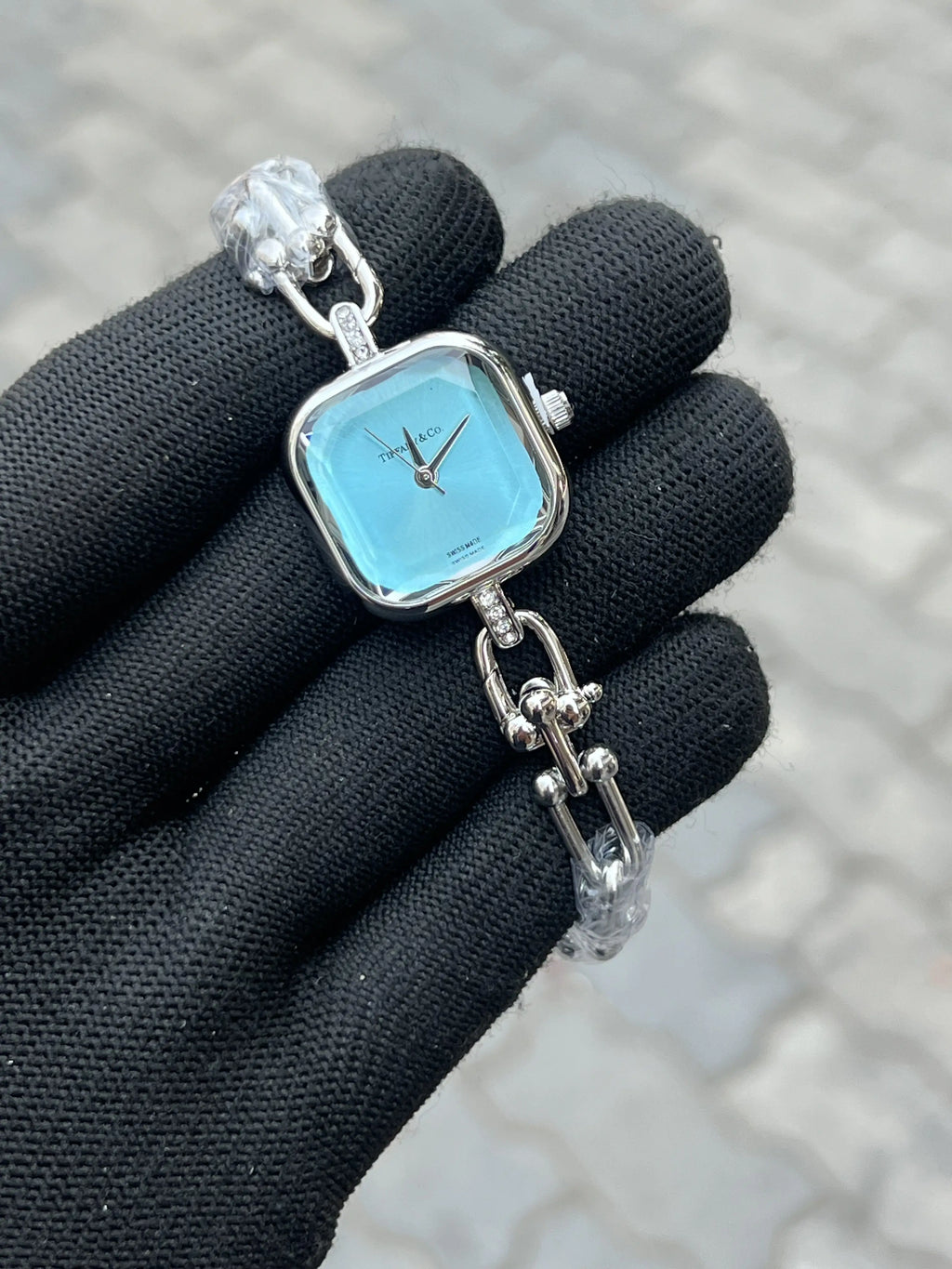 Tiffan_y & Co Silver Aqua Blue
