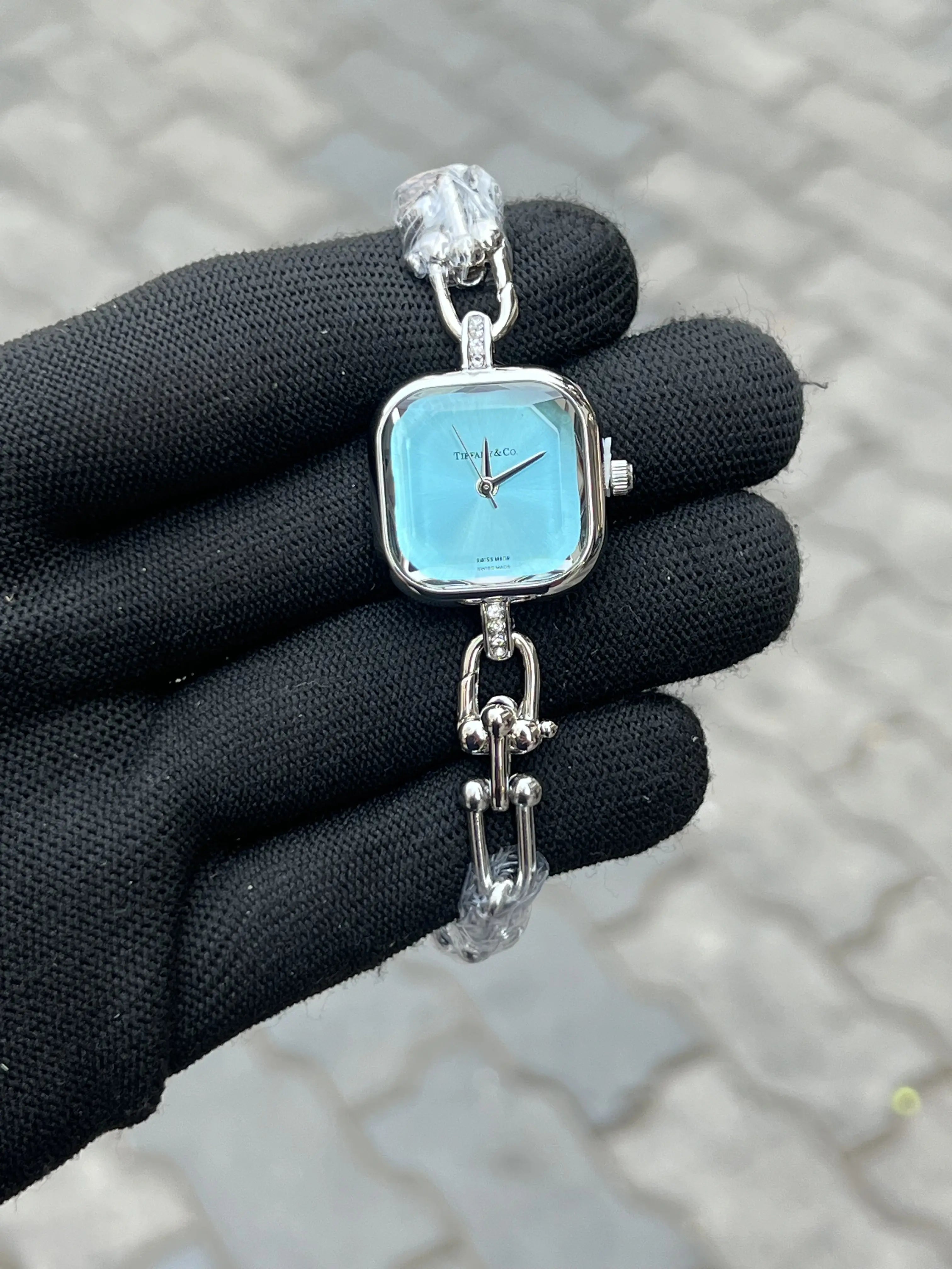 Tiffan_y & Co Silver Aqua Blue