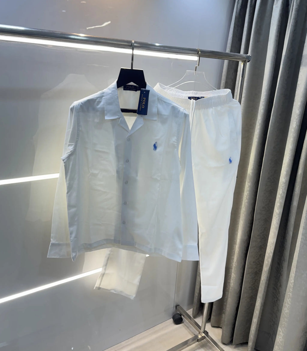 Ralph  Lauren White Logo Work Premium Tracksuit