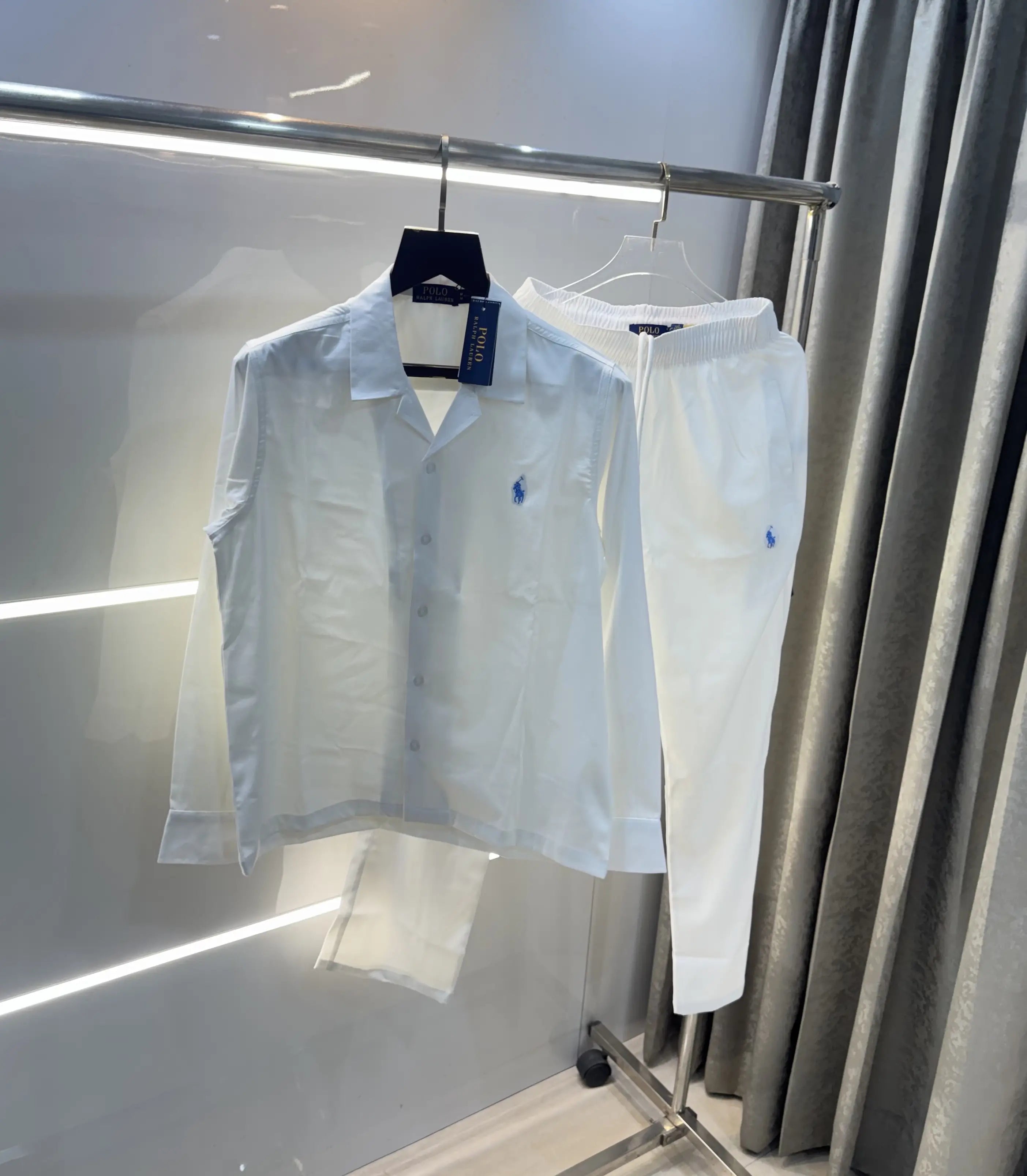 Ralph  Lauren White Logo Work Premium Tracksuit