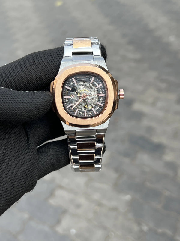 Pate_k Phillipe Automatic Two Tone Black