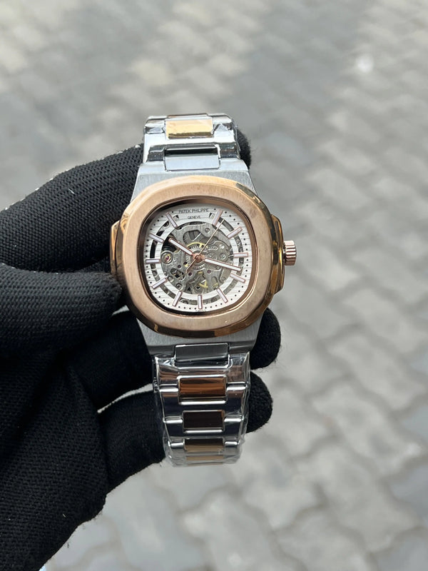Pate_k Phillipe Two Tone White