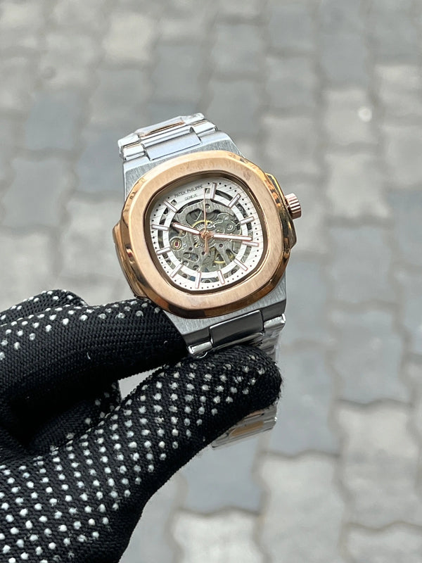 Pate_k Phillipe Two Tone White
