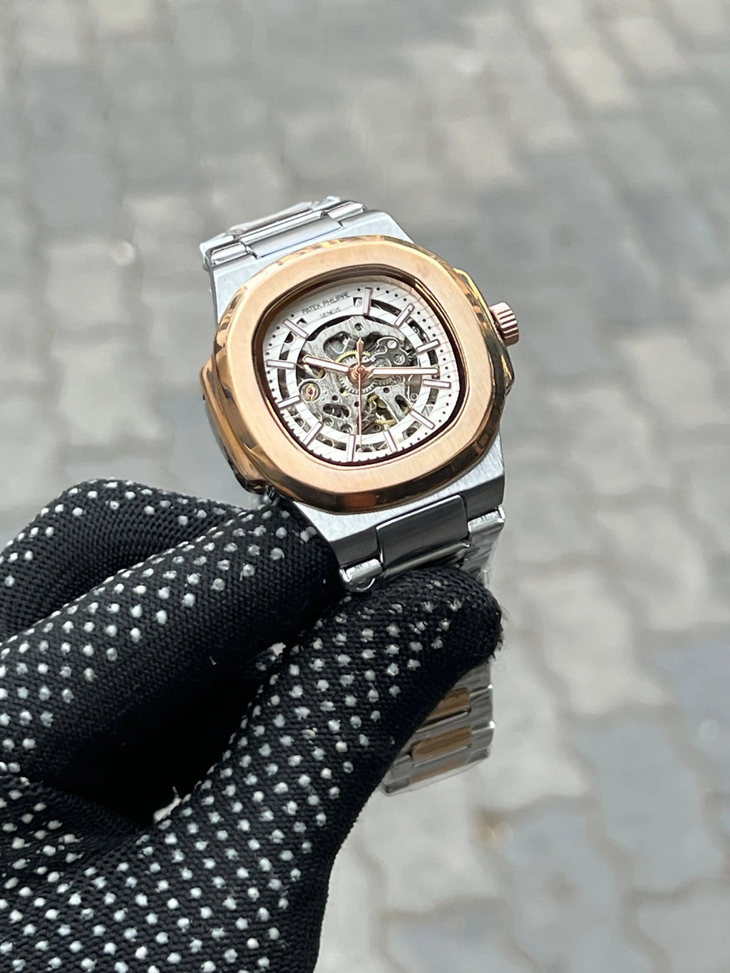 Pate_k Phillipe Two Tone White