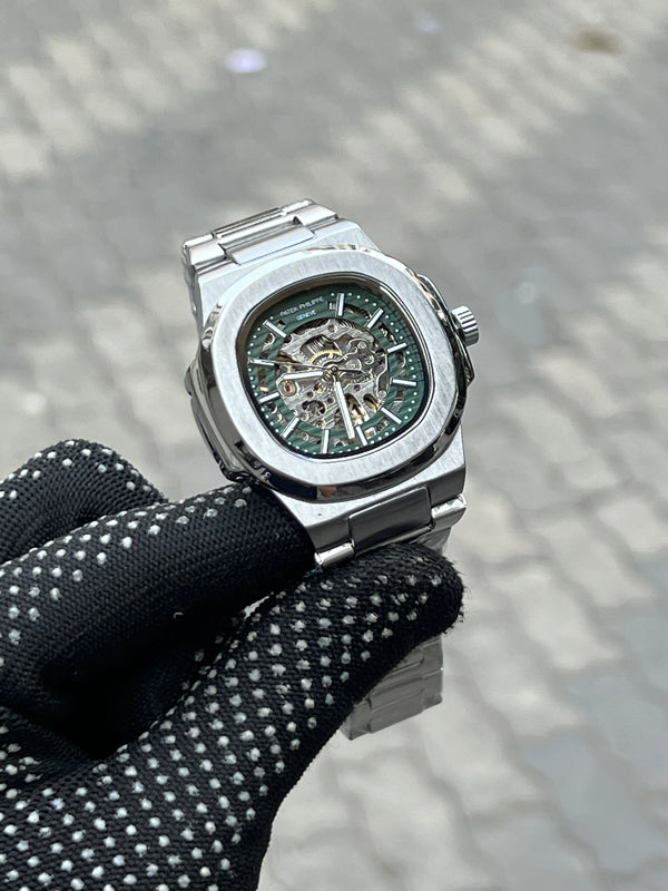 Pate_k Phillipe Silver Green