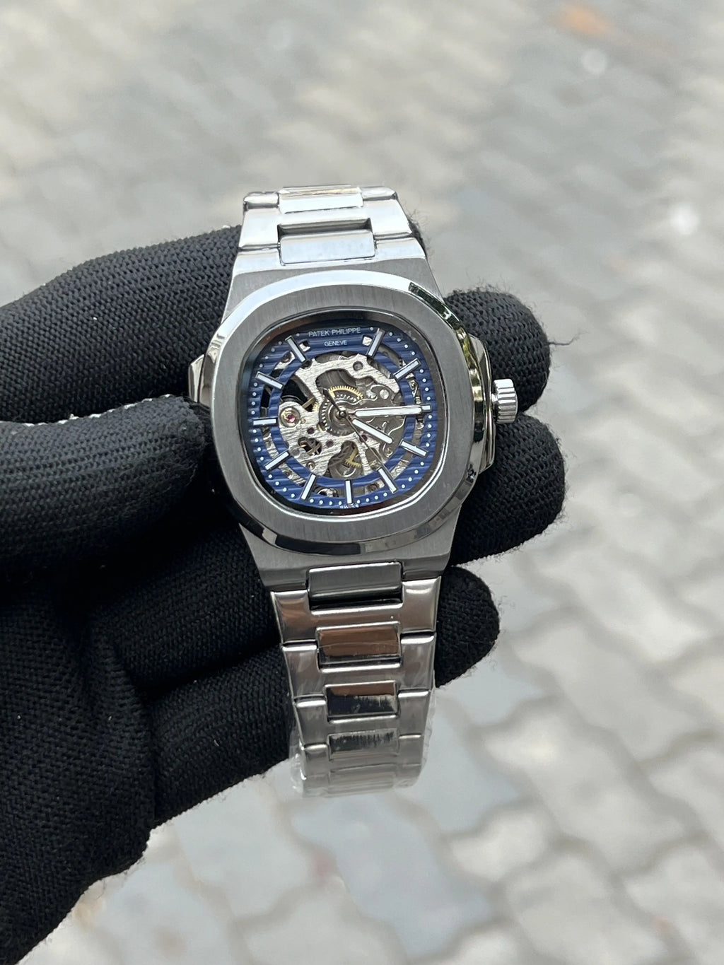 Pate_k Phillipe Silver Blue