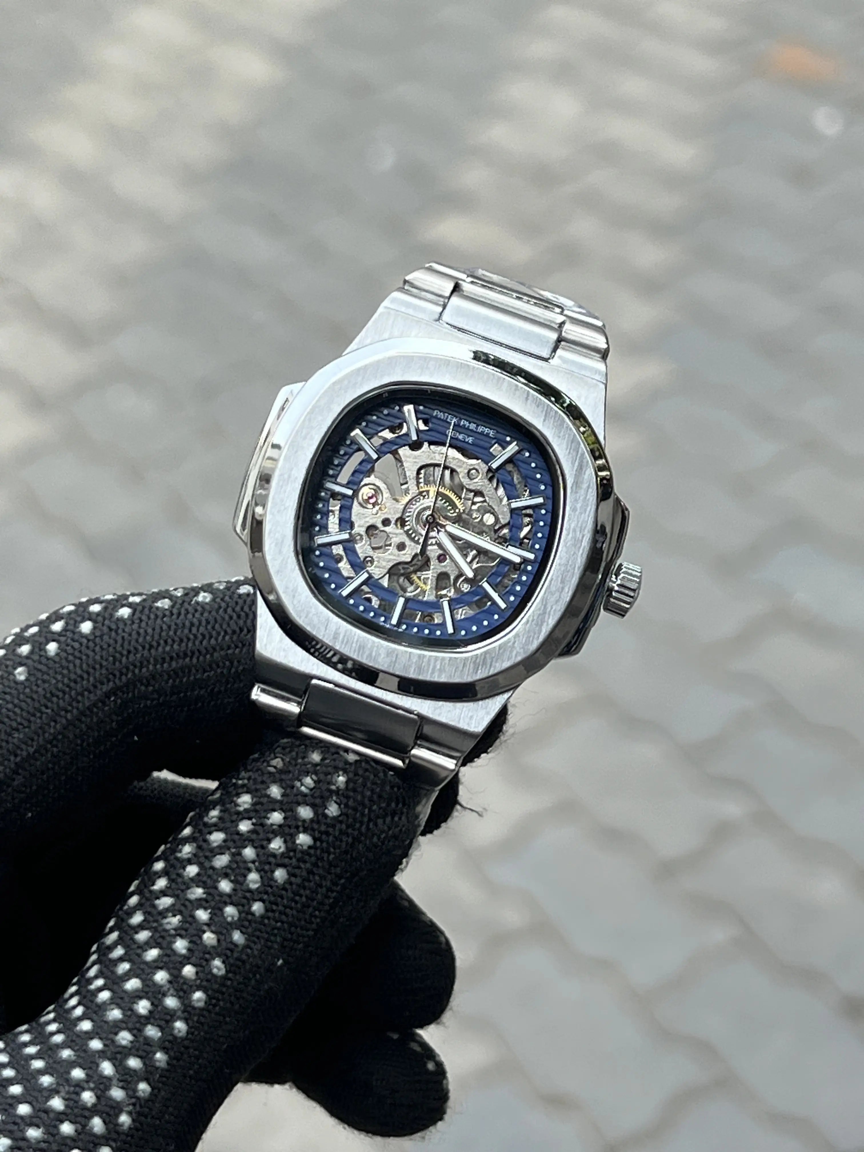 Pate_k Phillipe Silver Blue
