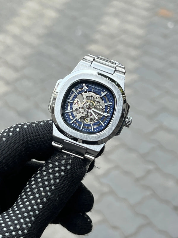 Pate_k Phillipe Silver Blue