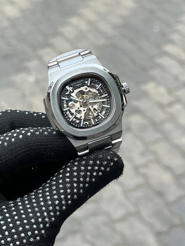 Pate_k Phillipe Silver Black