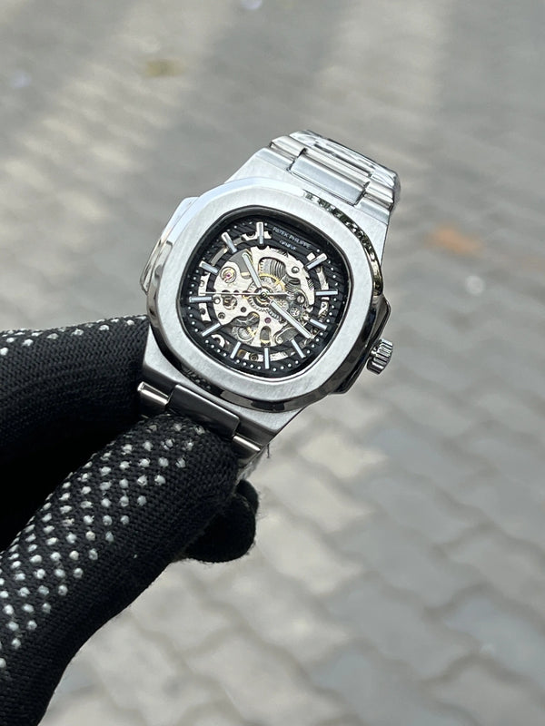 Pate_k Phillipe Silver Black