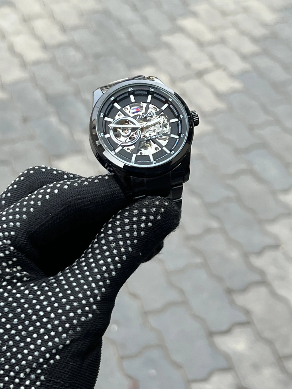 Tommy Hilfiger Black Automatic Chain