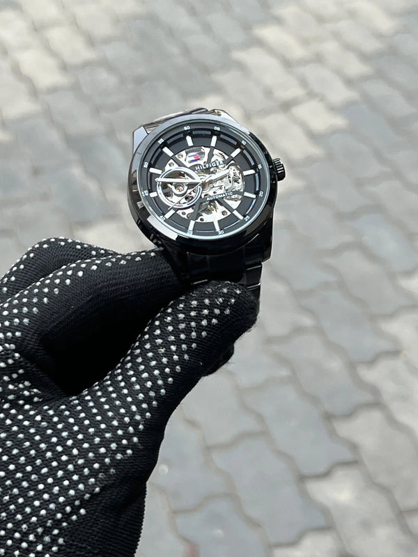 Tommy Hilfiger Black Automatic Chain