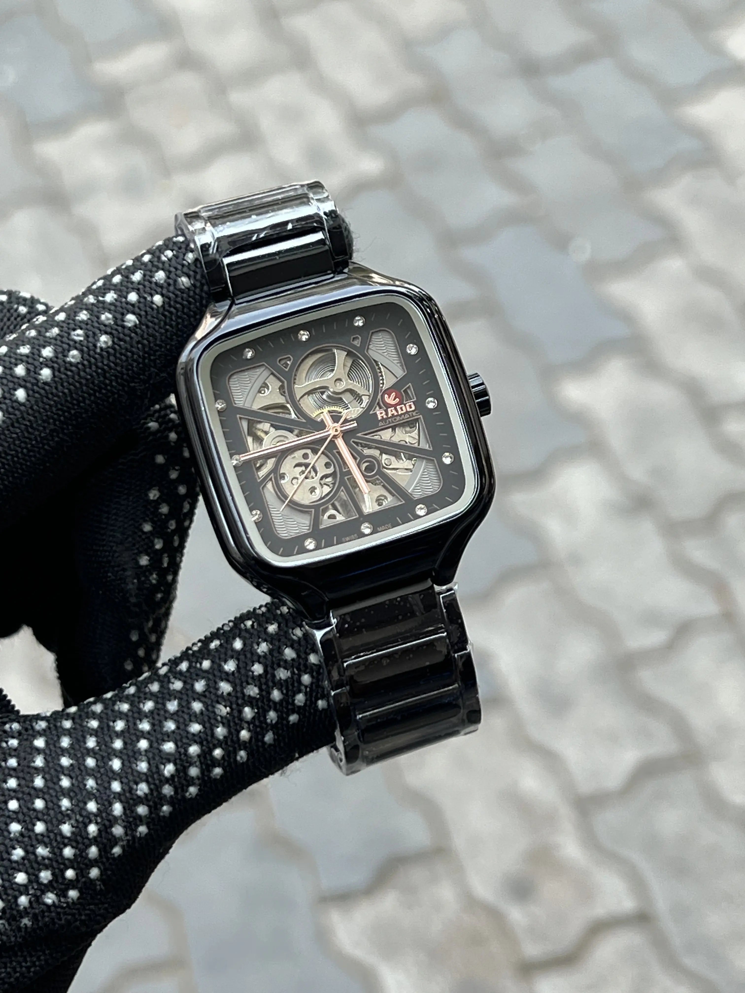 Rad_o Square Black Automatic