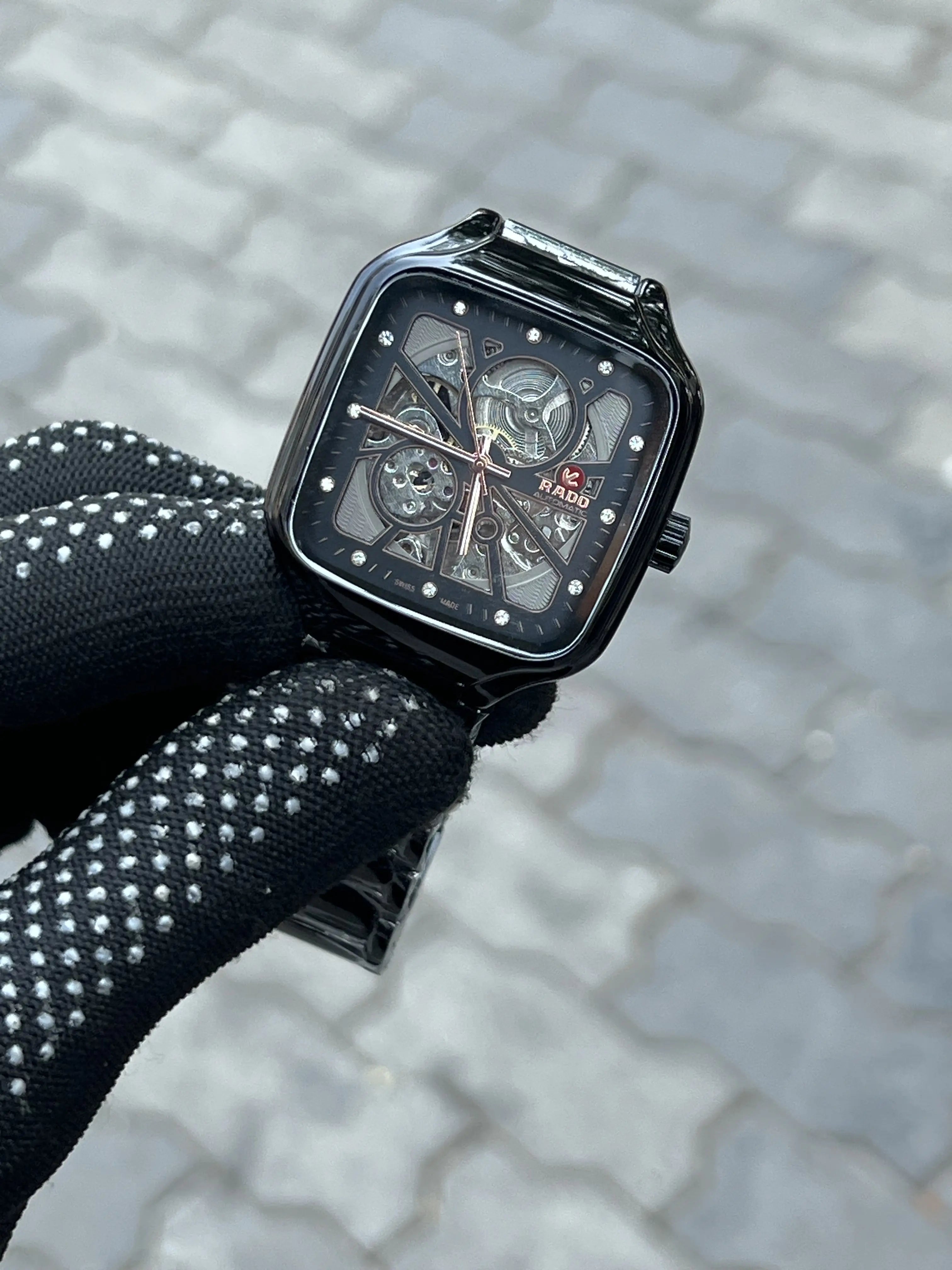 Rad_o Square Black Automatic