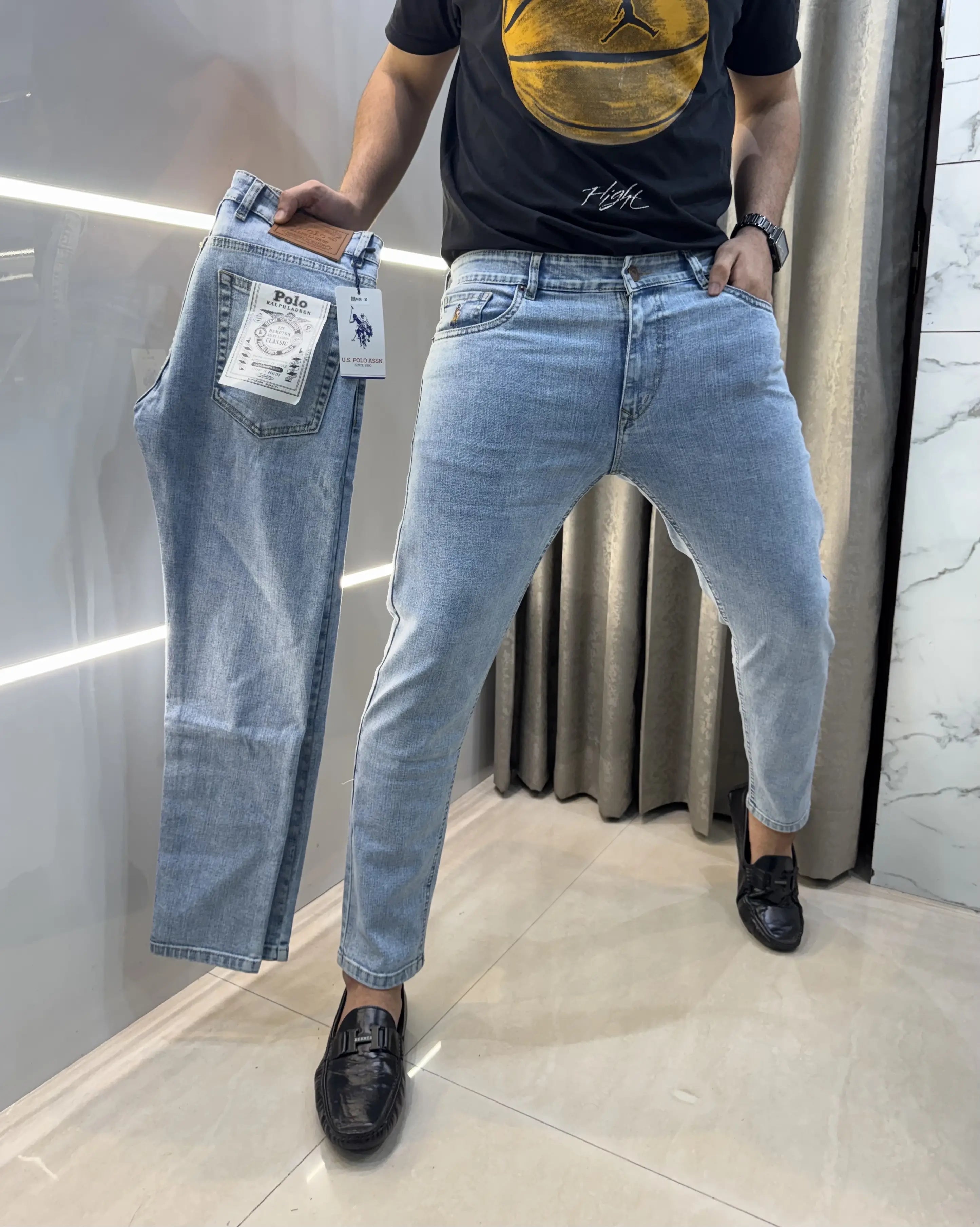 Ralph  Lauren Sky Blue Imported Classic Denim Main image