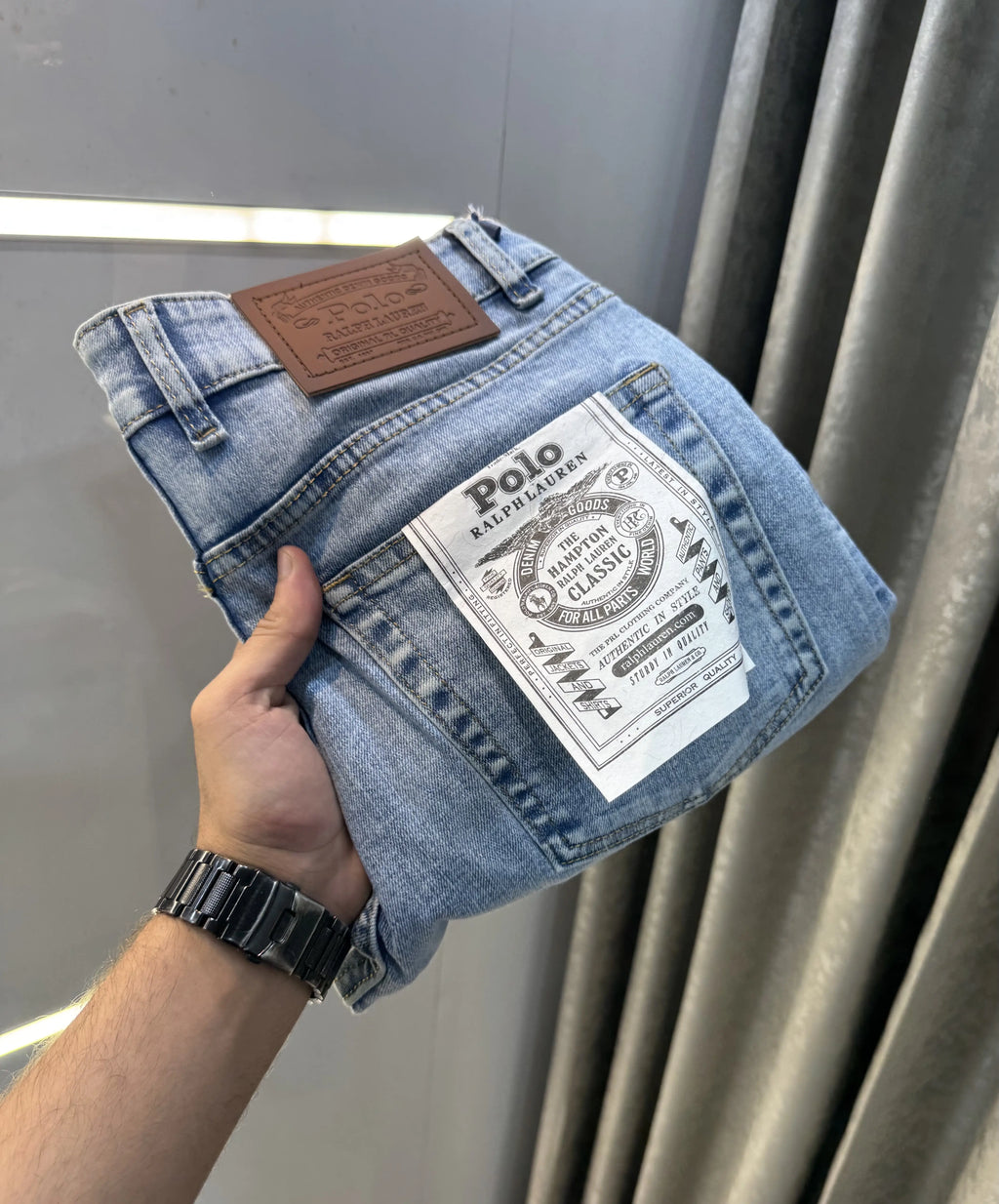 Ralph  Lauren Sky Blue Imported Classic Denim