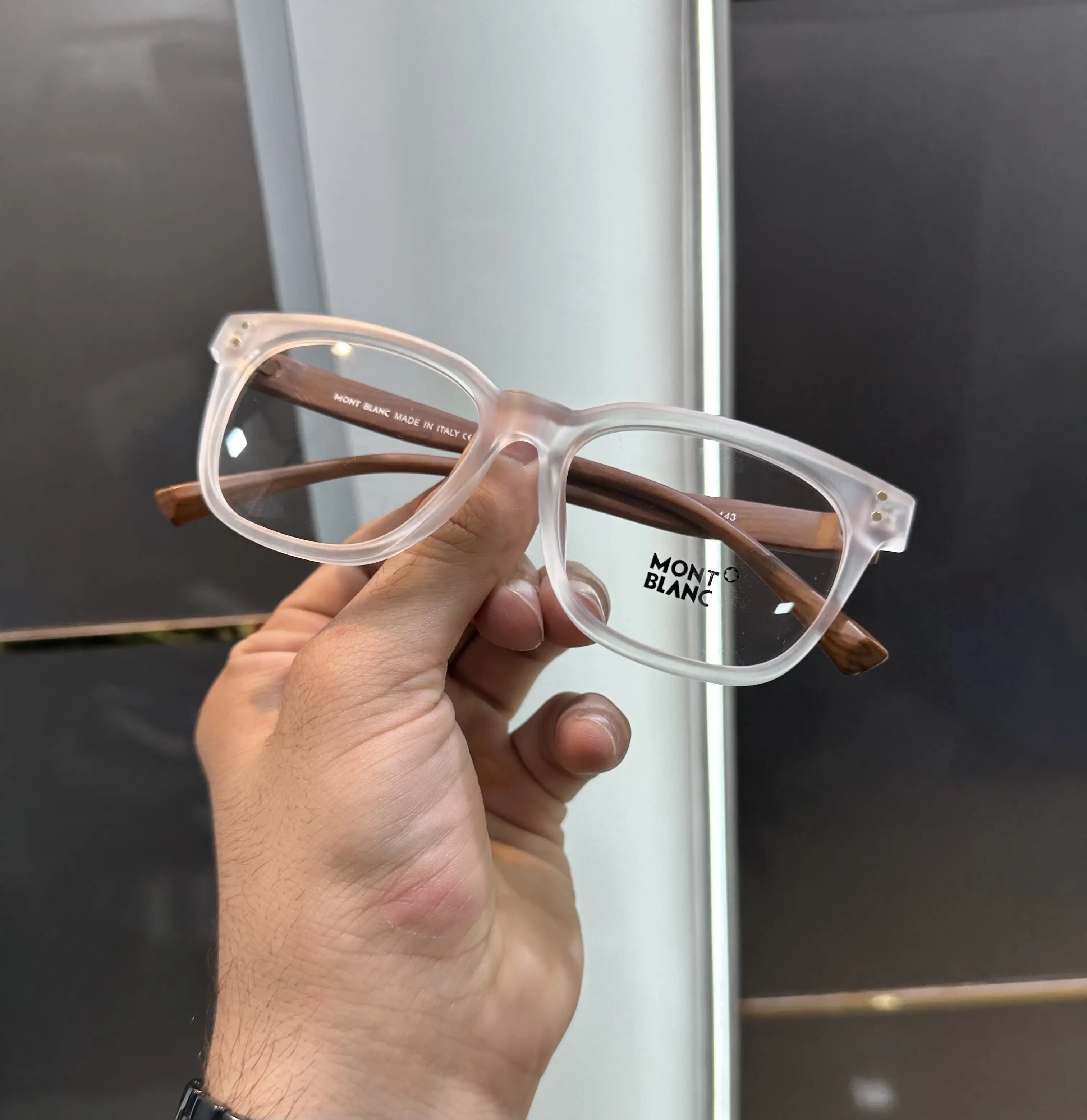 Mont Blanc Wooden Ice Glasses 5181