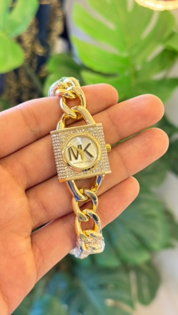 Michael Kors mini chain lock for he