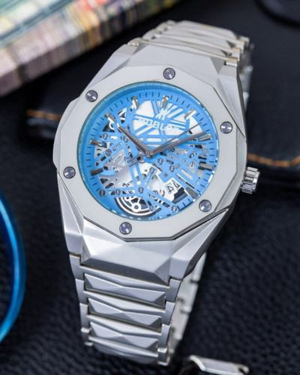 HUBLOT Tourbillon diamond cut chain