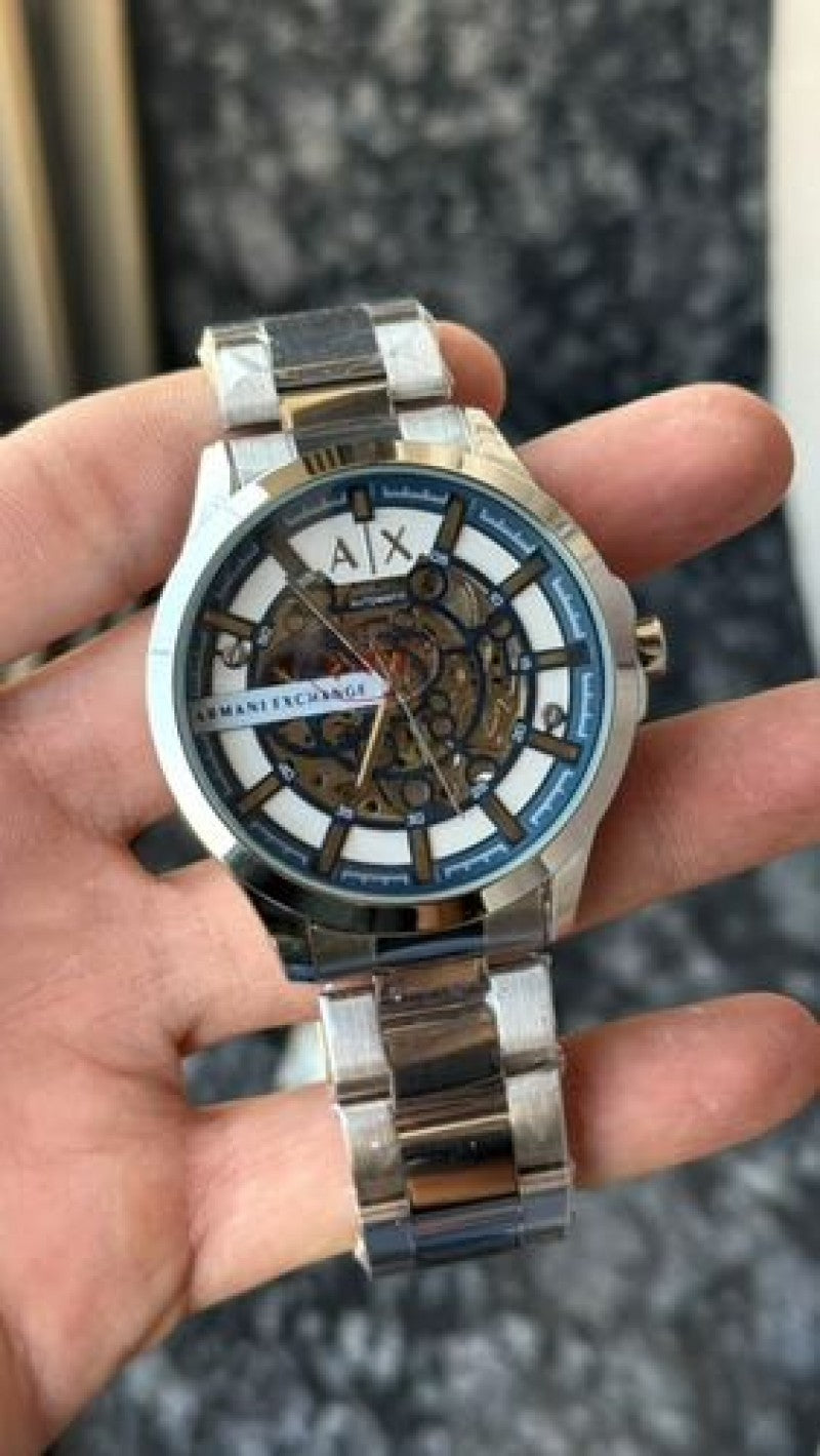 Armani Exchange Skeleton Automatic