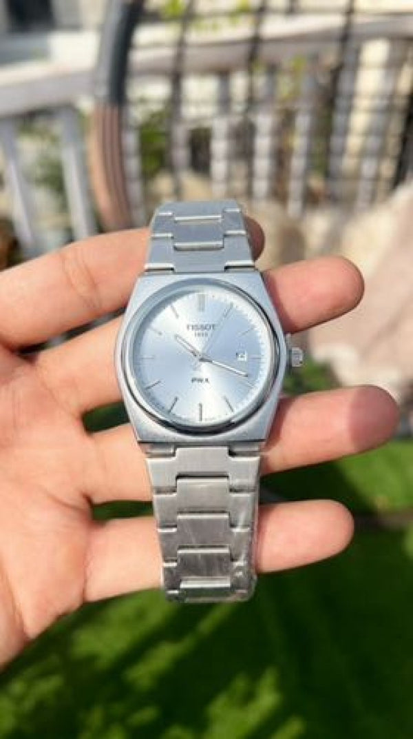 TISSOT PRX ice blue