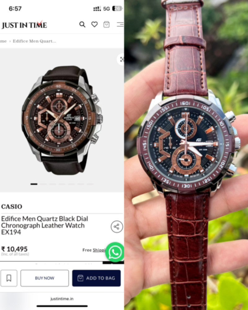 CASIO EDIFICE CHRONOGRAPH