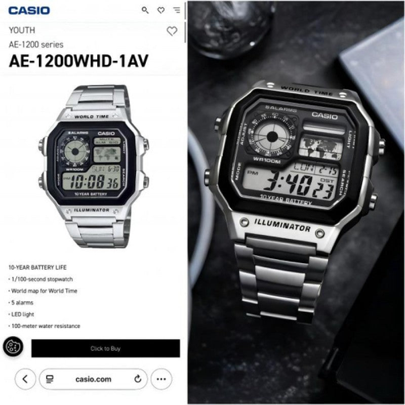 CASIO 1200 Metal body
