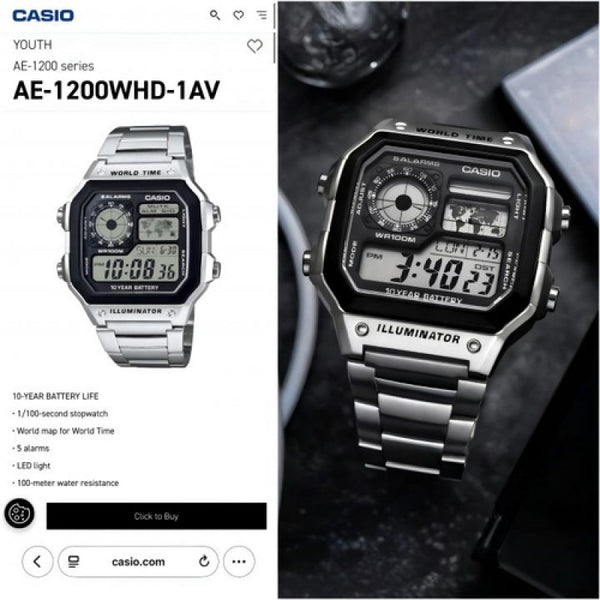 CASIO 1200 Metal body