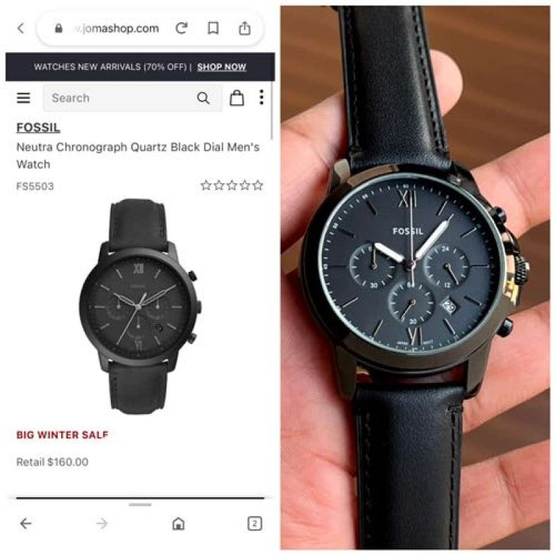 Fossil Neutra Chronograph heavy quality
