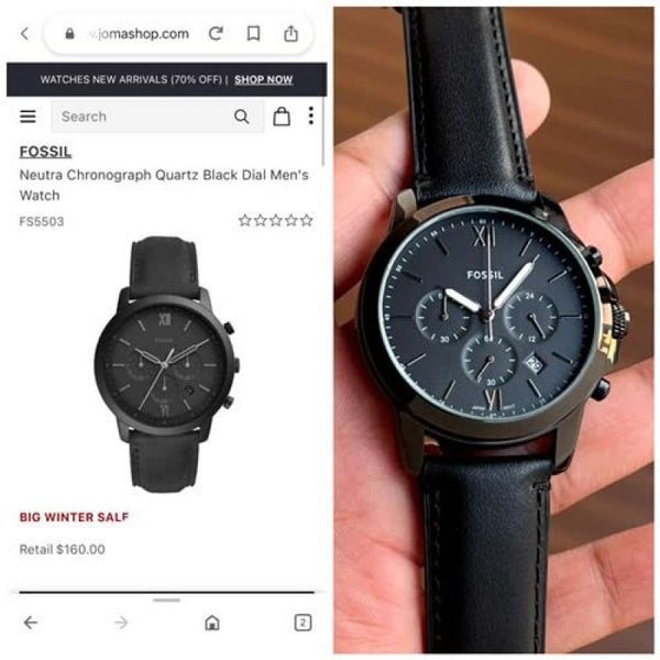 Fossil Neutra Chronograph heavy quality