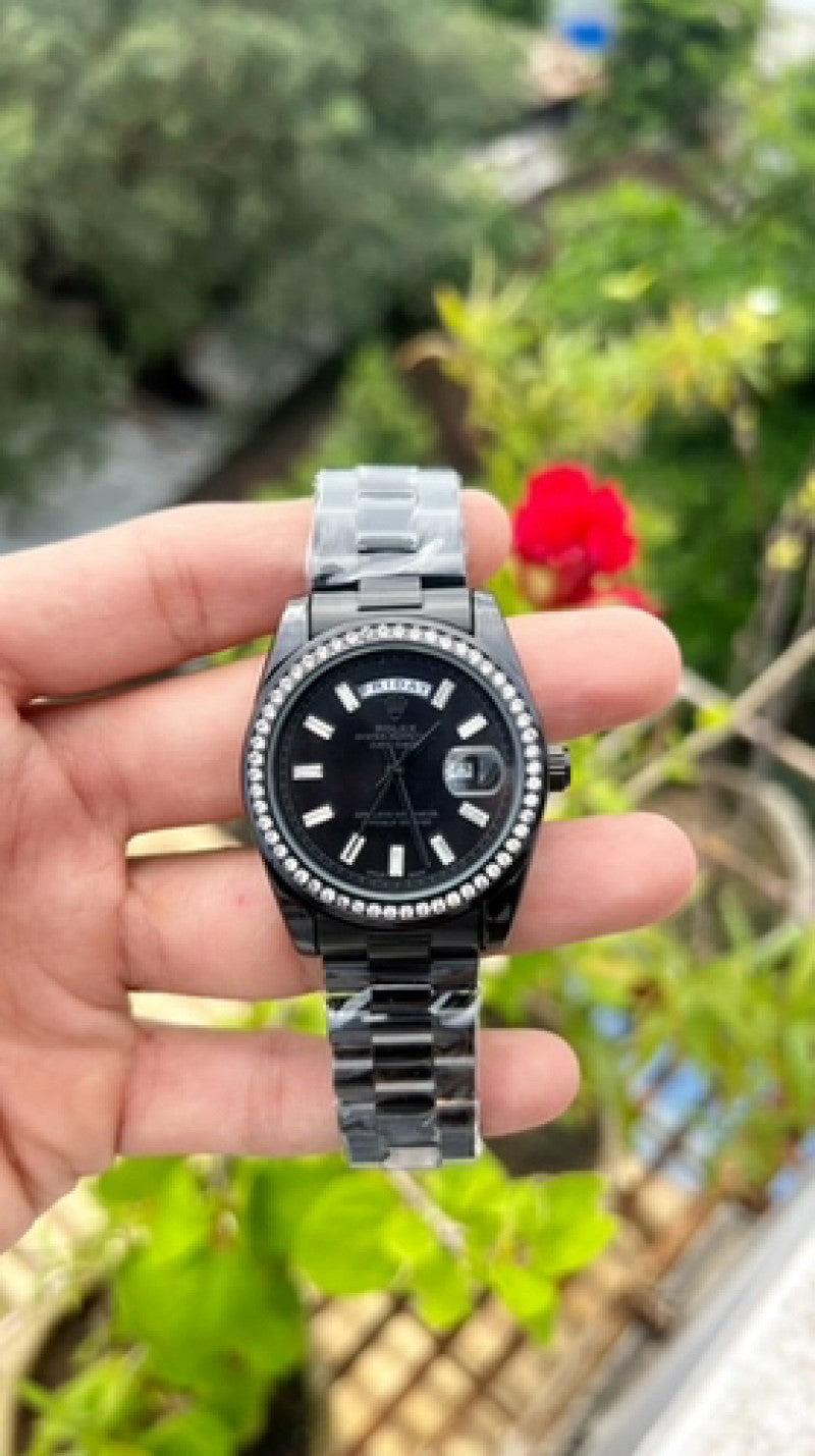 Rolex Day Date Diamond FullBlack Main image