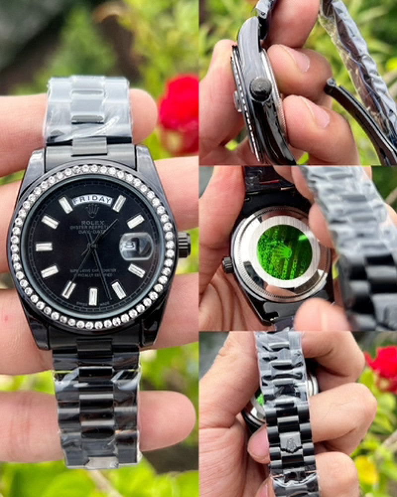 Rolex Day Date Diamond FullBlack Secondary image