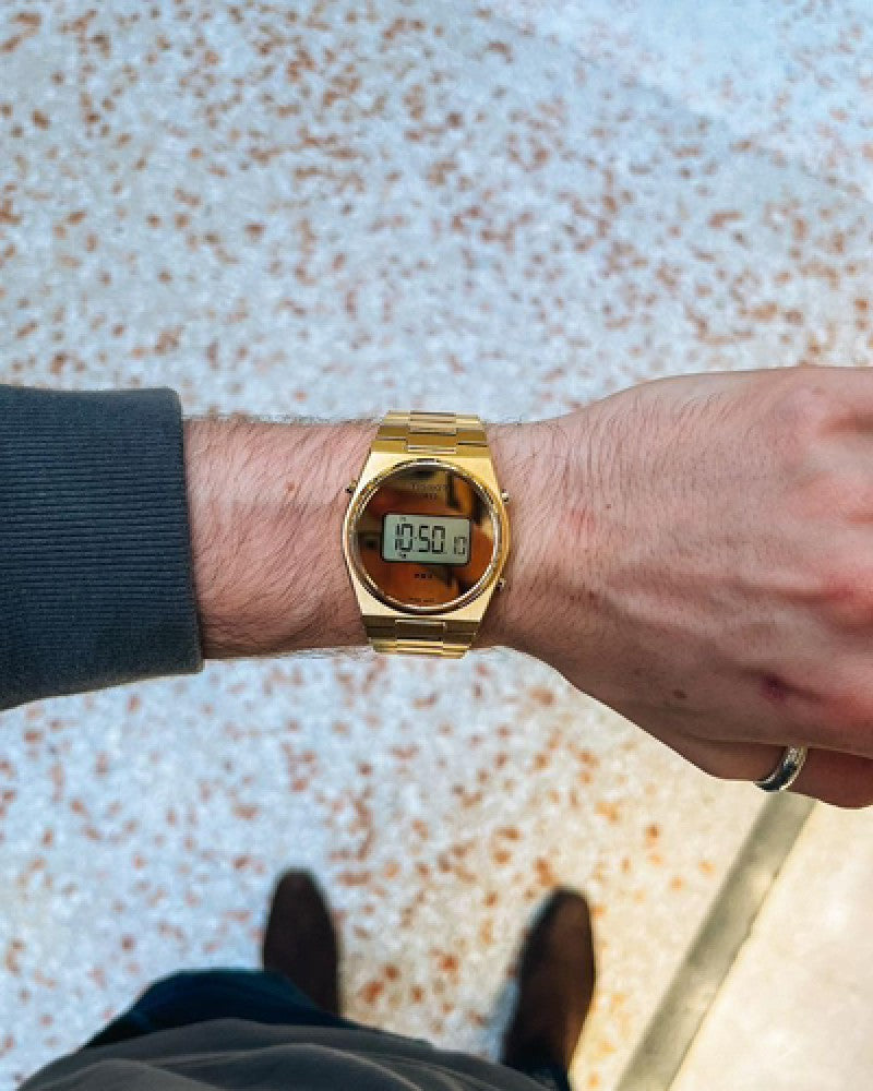 Tissot PRX Digital golden