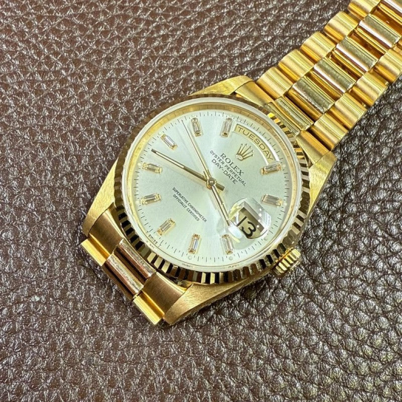 Rolex Day Date Diamond Gold/White d