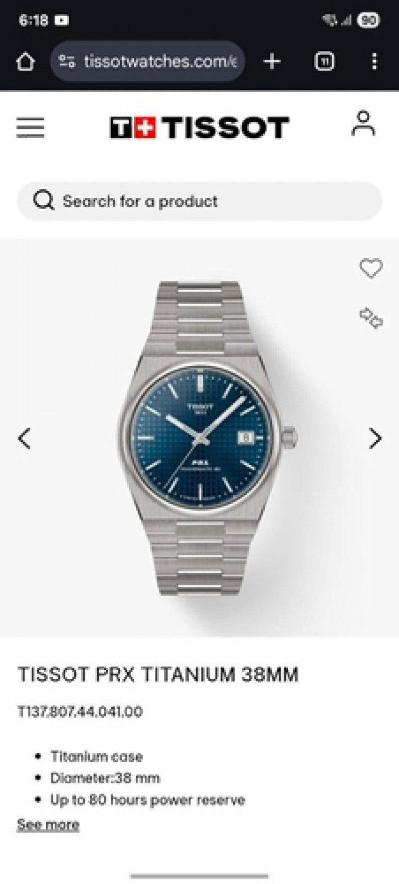 Tissot PRX heavy quality